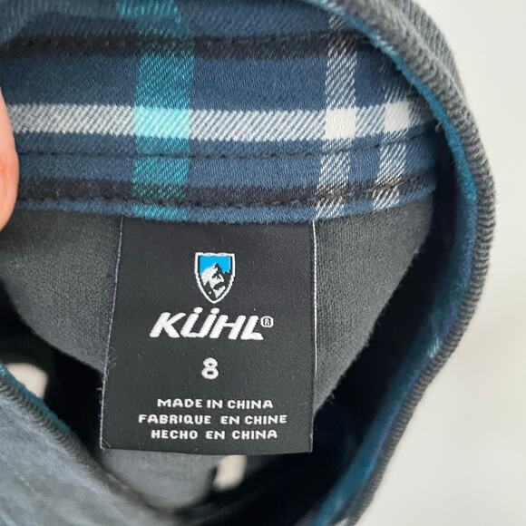 KUHL Streamline Corduroy Mini Skirt Women’s 8 Dark Gray Buttons Zip Pockets - Picture 3 of 16